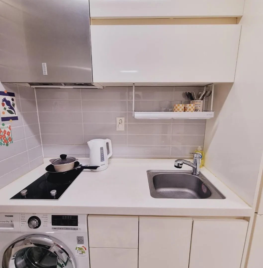Apartment Emotional House - Night View, Full Options, One Bedroom Incheon